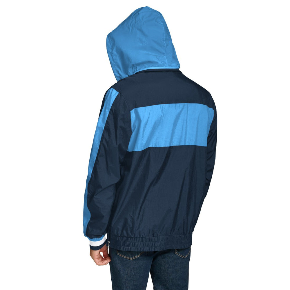 Tennessee Titans Tommy Hilfiger Gael Lightweight Half-Zip Hoodie Jacket Navy | NFL