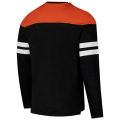 Cincinnati Bengals G-III Sports by Carl Banks Adaptive Hail Mary Long Sleeve T-Shirt Black/Orange | NFL