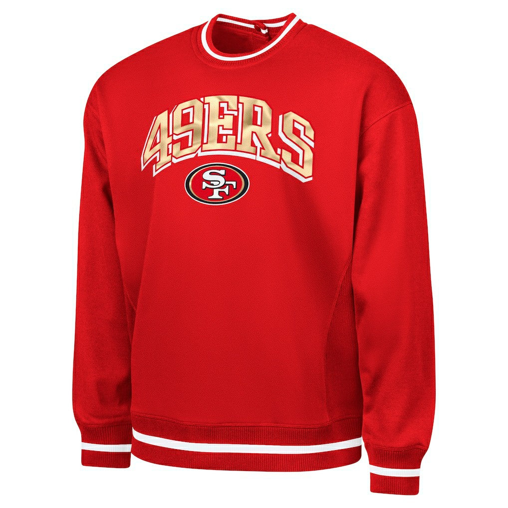 San Francisco 49ers G-III Sports by Carl Banks Adaptive Blocker Fleece Pullover Sweatshirt Scarlet | NFL