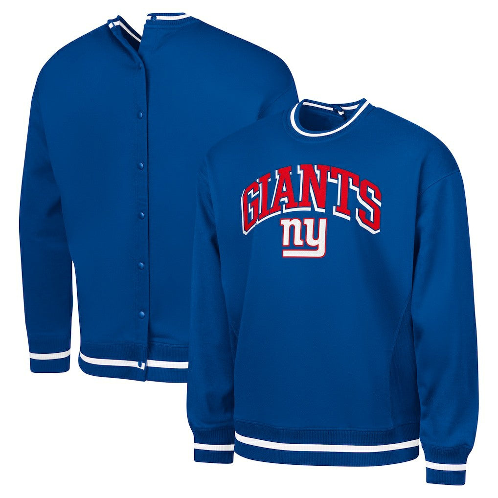 New York Giants G-III Sports by Carl Banks Adaptive Blocker Fleece Pullover Sweatshirt Royal | NFL
