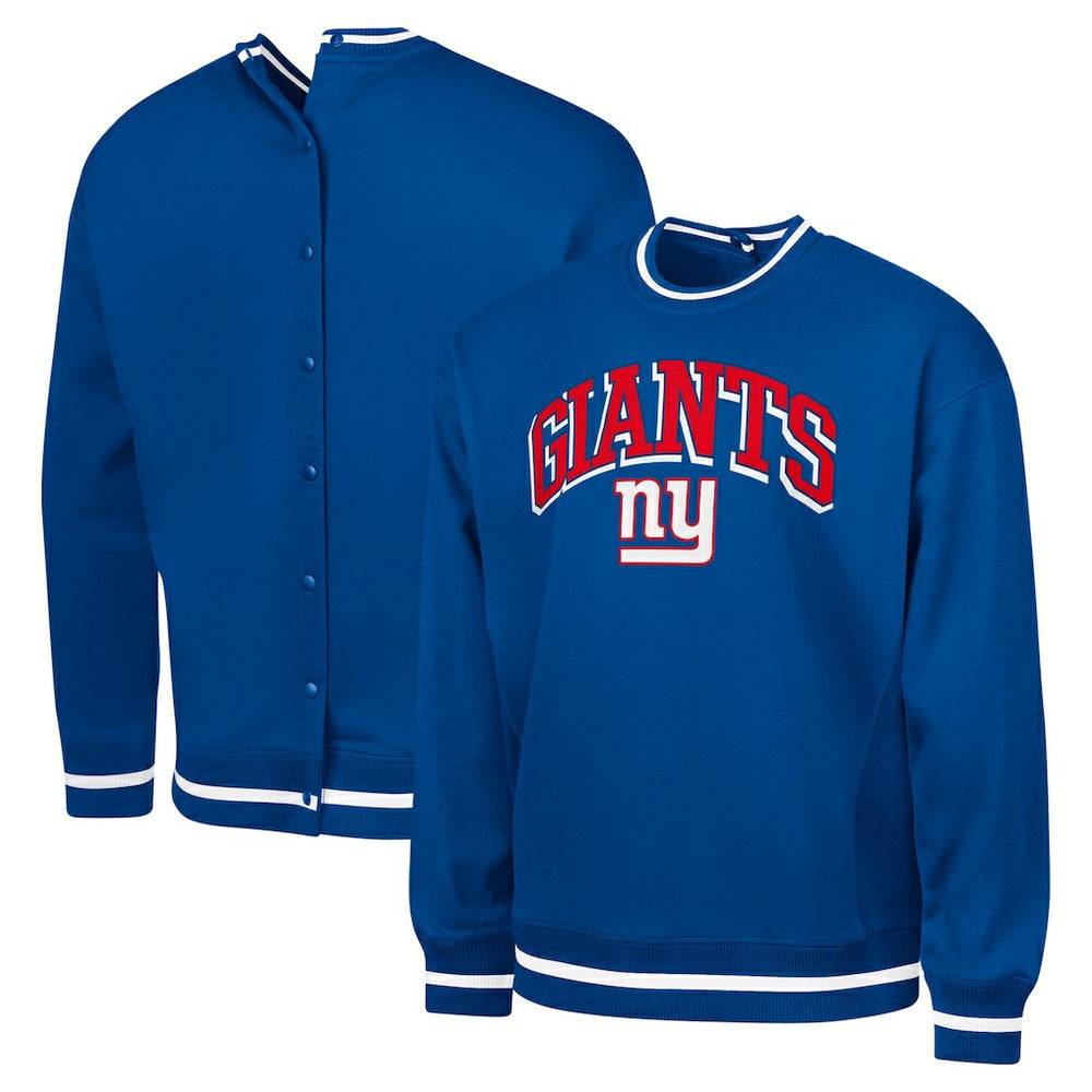 New York Giants G-III Sports by Carl Banks Adaptive Blocker Fleece Pullover Sweatshirt Royal | NFL