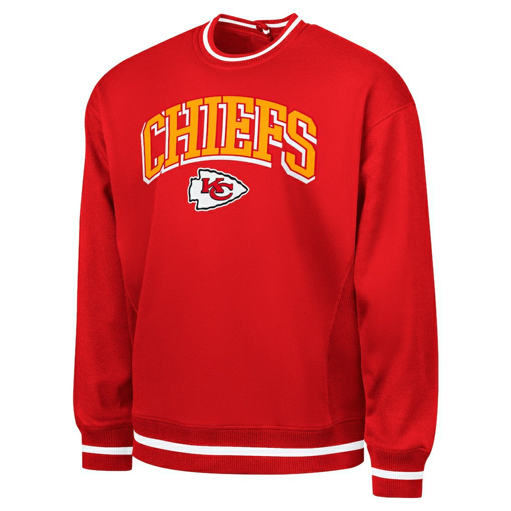 Kansas City Chiefs G-III Sports by Carl Banks Adaptive Blocker Fleece Pullover Sweatshirt Red | NFL