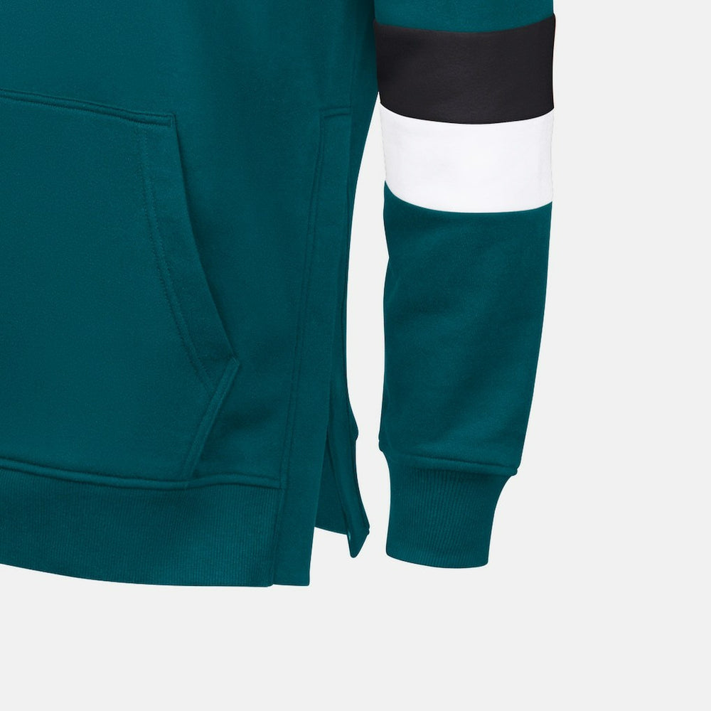 Philadelphia Eagles G-III Sports by Carl BanksMen's Adaptive Faceoff Pullover Hoodie Midnight Green/Black | NFL