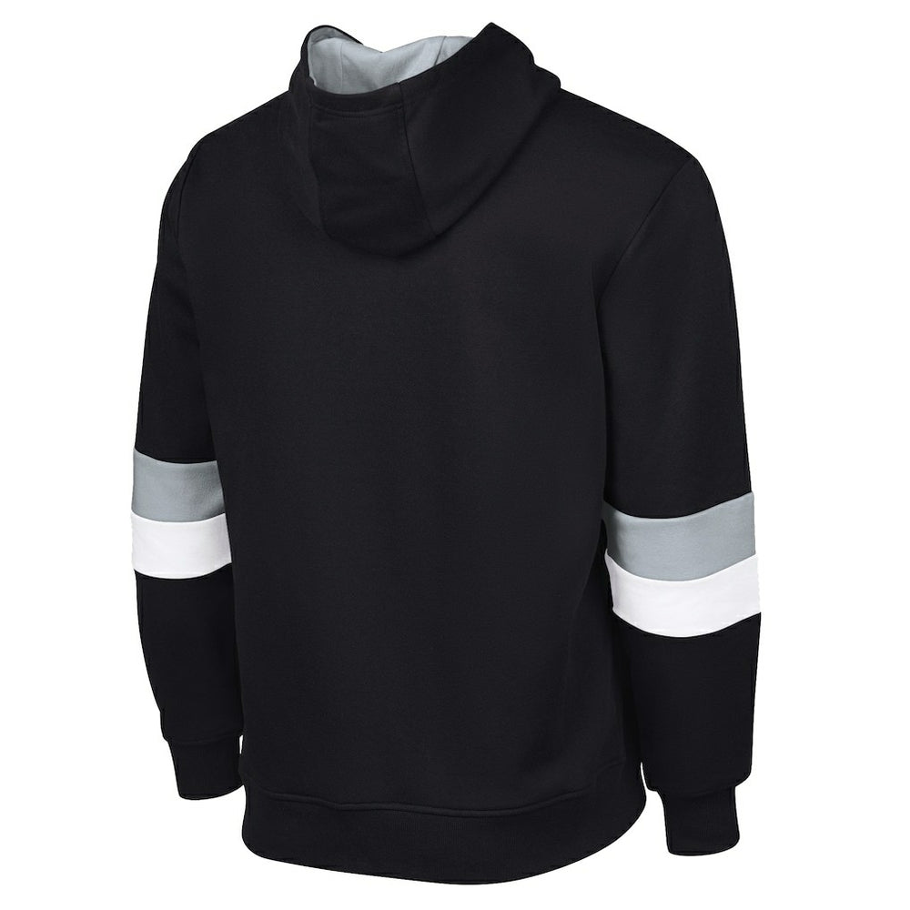 Las Vegas Raiders G-III Sports by Carl Banks Adaptive Faceoff Pullover Hoodie Black/Silver | NFL