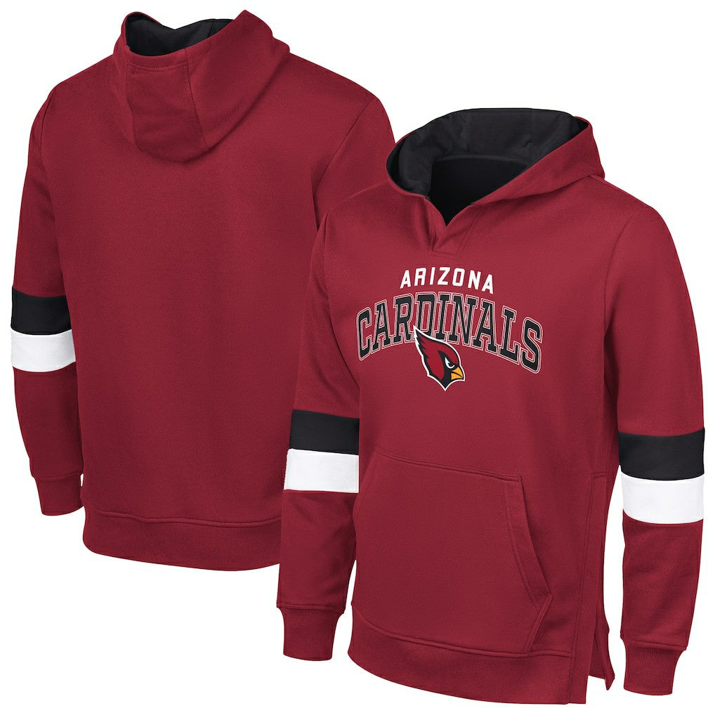 Arizona Cardinals G-III Sports by Carl Banks Adaptive Faceoff Pullover Hoodie Cardinal/Black | NFL
