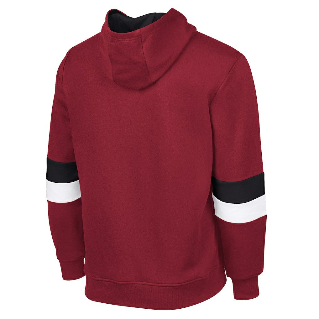 Arizona Cardinals G-III Sports by Carl Banks Adaptive Faceoff Pullover Hoodie Cardinal/Black | NFL