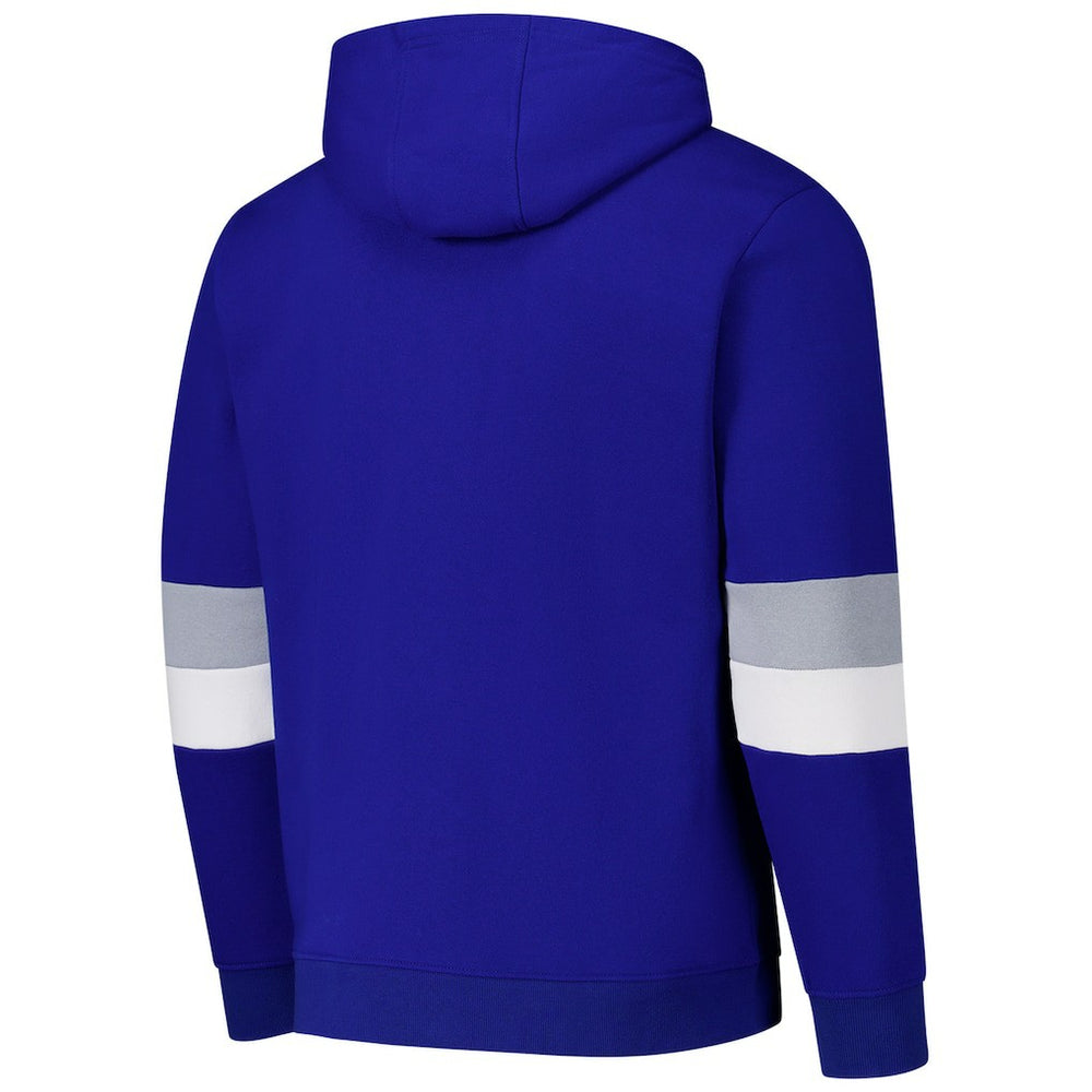 Indianapolis Colts G-III Sports by Carl Banks Adaptive Faceoff Pullover Hoodie Royal/Silver | NFL