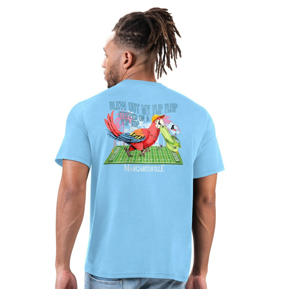 Houston Texans Margaritaville Flip Flop T-Shirt Light Blue | NFL