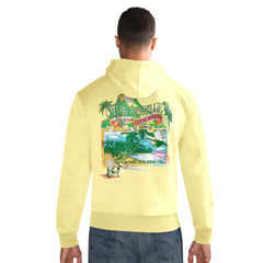 New Orleans Saints Margaritaville Time Flies Garment Dyed Pullover Hoodie Gold | NFL