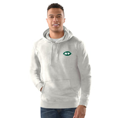 New York Jets Margaritaville Time Flies Garment Dyed Pullover Hoodie Gray | NFL
