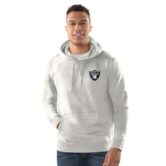Las Vegas Raiders Margaritaville Time Flies Garment Dyed Pullover Hoodie Gray | NFL