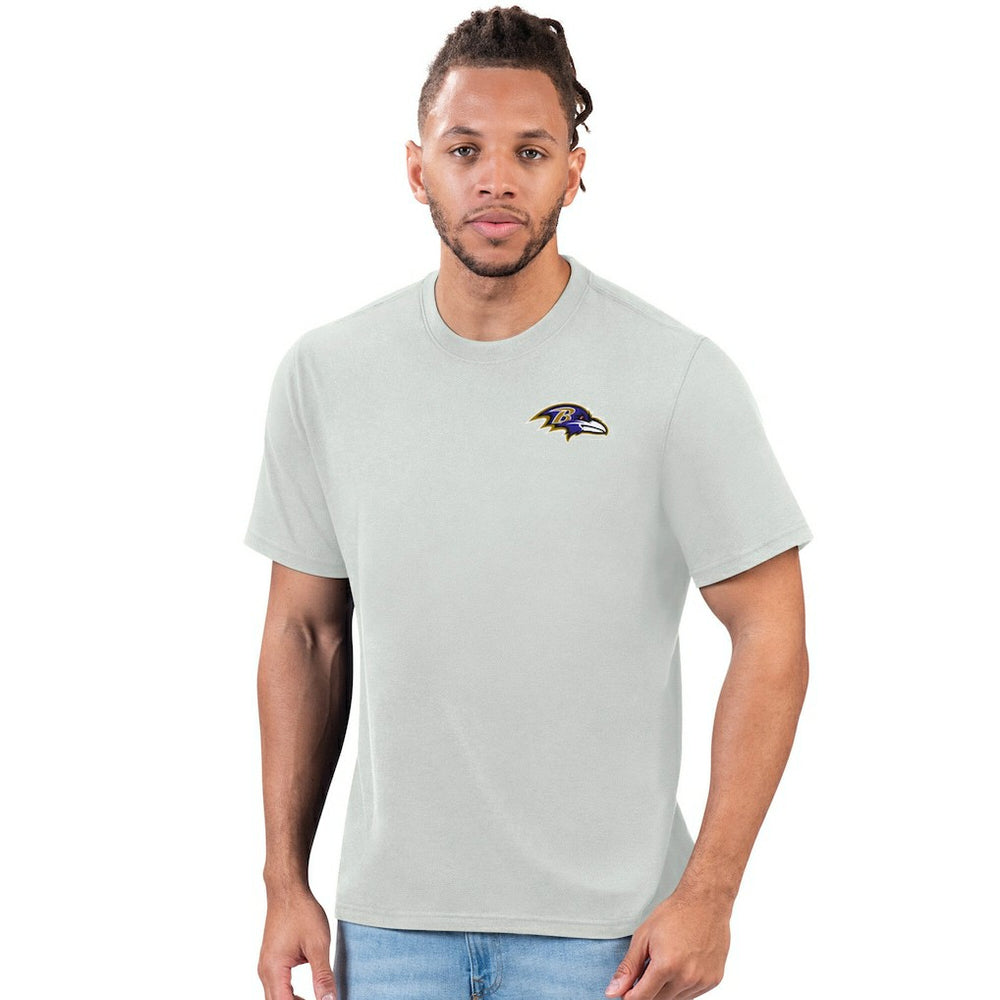 Baltimore Ravens Margaritaville Time Flies T-Shirt Gray | NFL