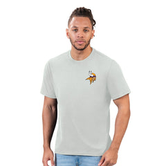 Minnesota Vikings Margaritaville Time Flies T-Shirt Gray | NFL