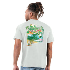 Jacksonville Jaguars Margaritaville Time Flies T-Shirt Gray | NFL