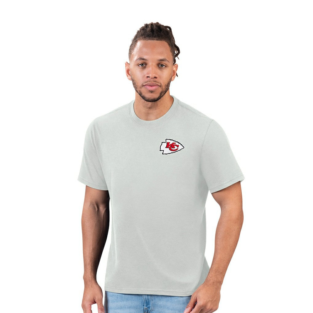 Kansas City Chiefs Margaritaville Time Flies T-Shirt Gray | NFL