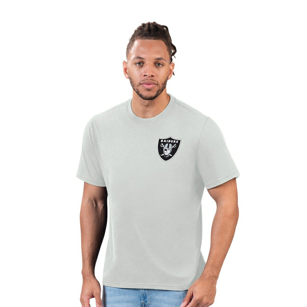 Las Vegas Raiders Margaritaville Time Flies T-Shirt Gray | NFL