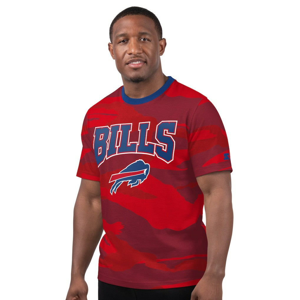 Buffalo Bills Starter Thursday Night Gridiron T-Shirt Red | NFL
