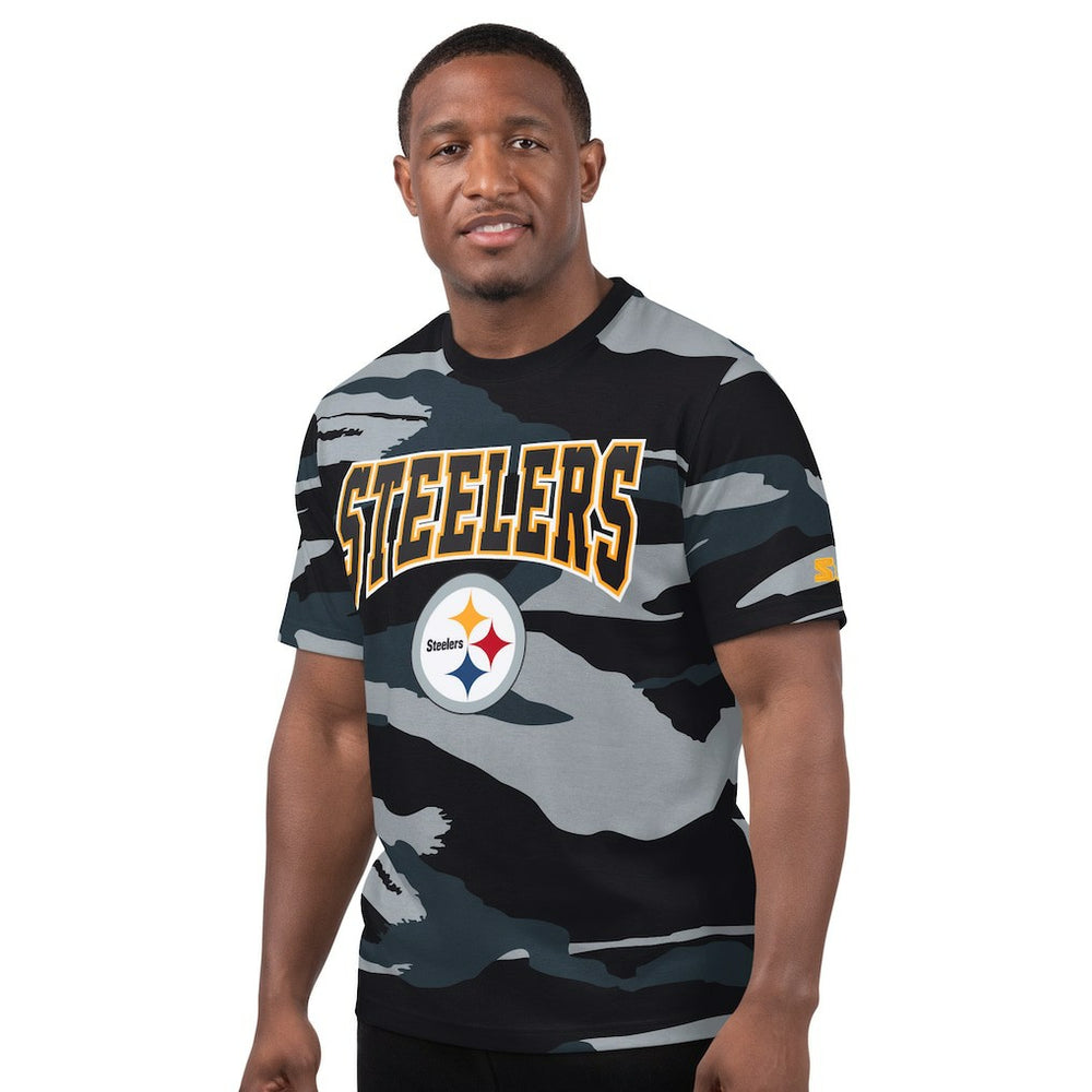 Pittsburgh Steelers Starter Thursday Night Gridiron T-Shirt Gray | NFL