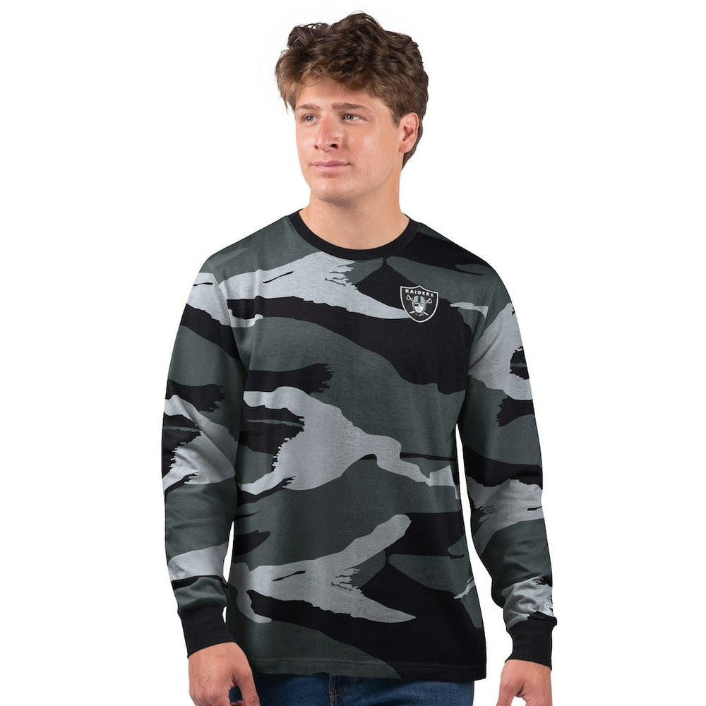 Las Vegas Raiders Starter Thursday Night Gridiron Long Sleeve T-Shirt- Gray | NFL