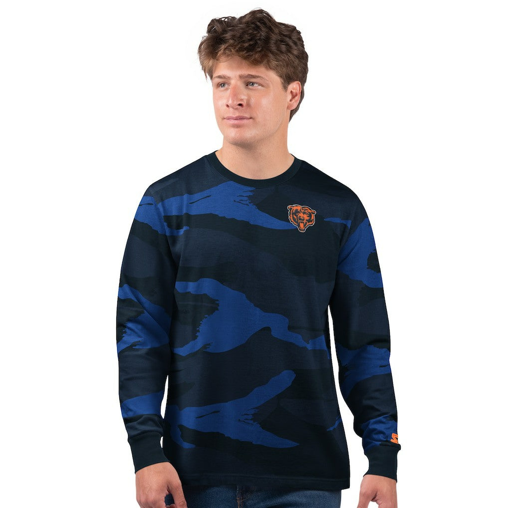 Chicago Bears Starter Thursday Night Gridiron Long Sleeve T-Shirt- Navy | NFL