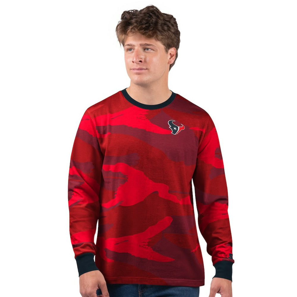 Houston Texans Starter Thursday Night Gridiron Long Sleeve T-Shirt- Red | NFL