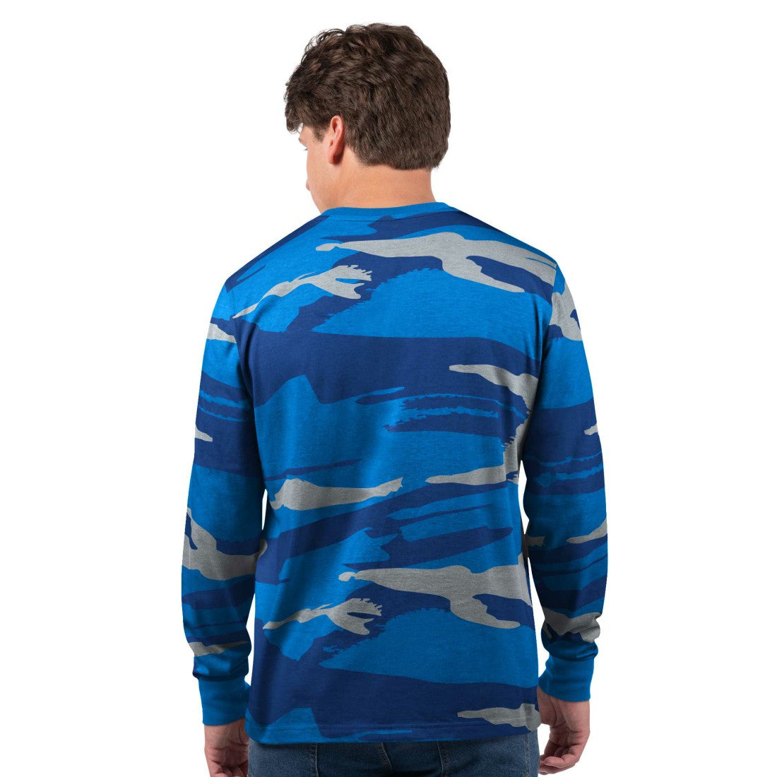Detroit Lions Starter Thursday Night Gridiron Long Sleeve T-Shirt- Gray | NFL
