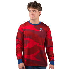 New England Patriots Starter Thursday Night Gridiron Vintage Logo Long Sleeve T-Shirt Red | NFL