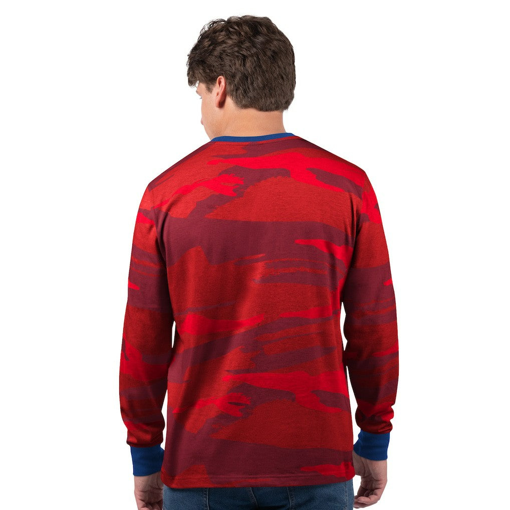 New England Patriots Starter Thursday Night Gridiron Vintage Logo Long Sleeve T-Shirt Red | NFL