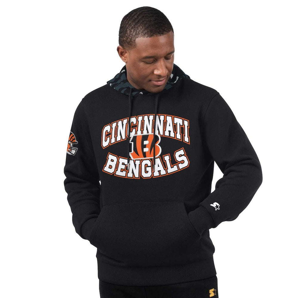 Cincinnati Bengals Starter Thursday Night Gridiron Pullover Hoodie Black | NFL