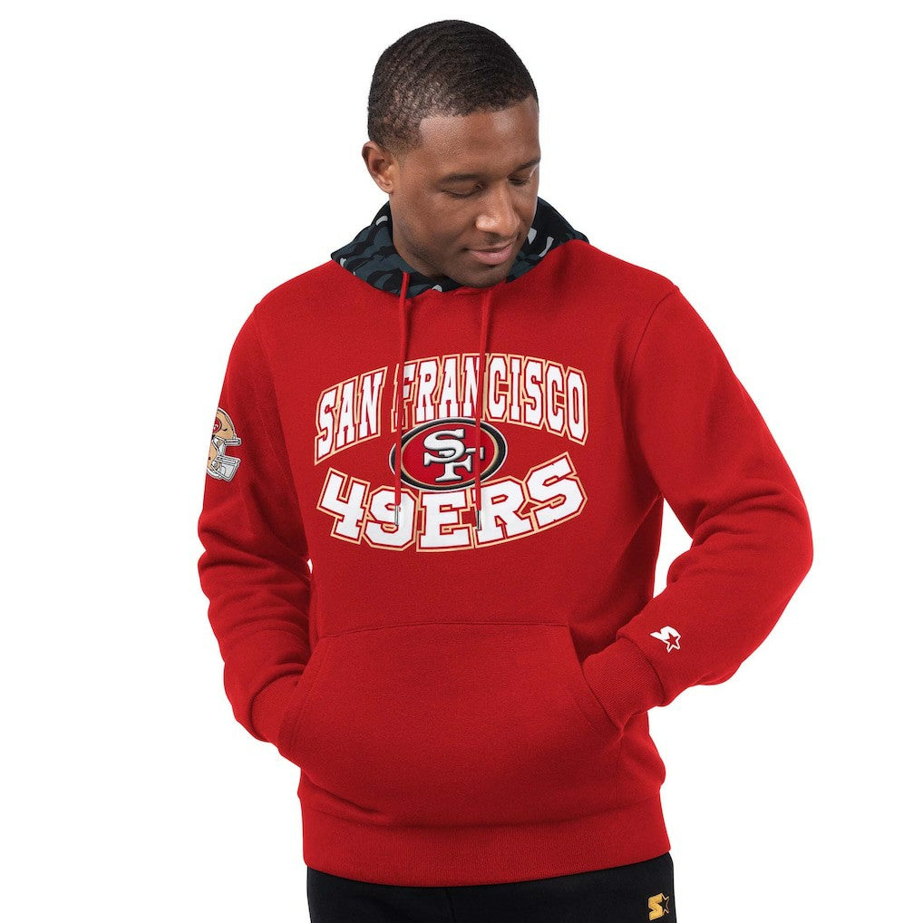 San Francisco 49ers Starter Thursday Night Gridiron Pullover Hoodie Scarlet | NFL
