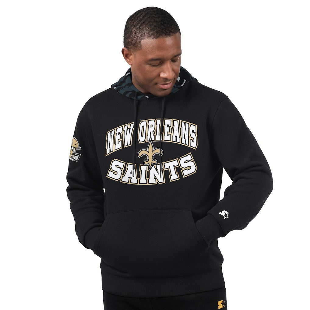 New Orleans Saints Starter Thursday Night Gridiron Pullover Hoodie Black | NFL