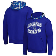 Indianapolis Colts Starter Thursday Night Gridiron Vintage Logo Pullover Hoodie Royal | NFL