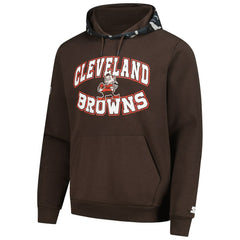 Cleveland Browns Starter Thursday Night Gridiron Vintage Logo Pullover Hoodie Brown | NFL