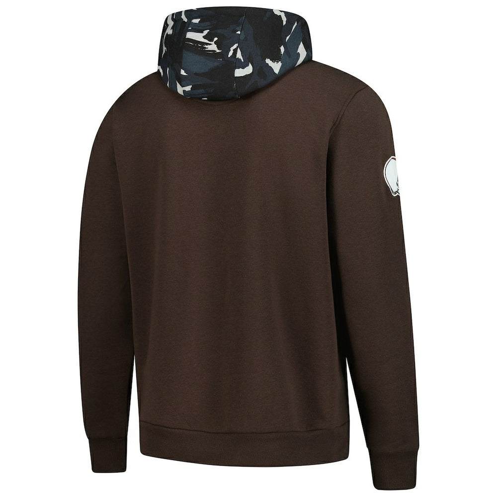 Cleveland Browns Starter Thursday Night Gridiron Vintage Logo Pullover Hoodie Brown | NFL