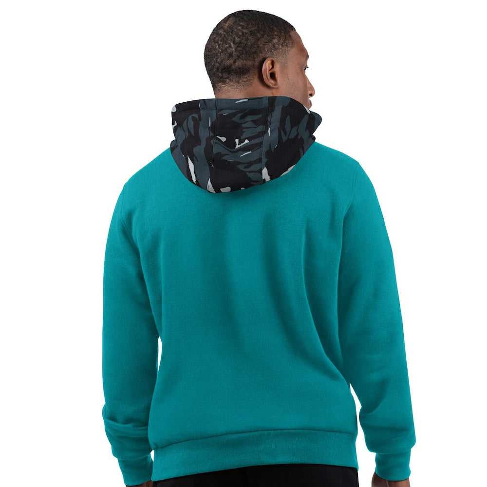 Miami Dolphins Starter Thursday Night Gridiron Vintage Logo Pullover Hoodie Aqua | NFL