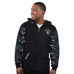 Las Vegas Raiders Starter Thursday Night Gridiron Full-Zip Hoodie Black | NFL