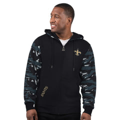 New Orleans Saints Starter Thursday Night Gridiron Full-Zip Hoodie Black | NFL