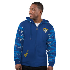Los Angeles Rams Starter Thursday Night Gridiron Full-Zip Hoodie Royal | NFL