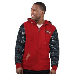 San Francisco 49ers Starter Thursday Night Gridiron Full-Zip Hoodie Scarlet | NFL