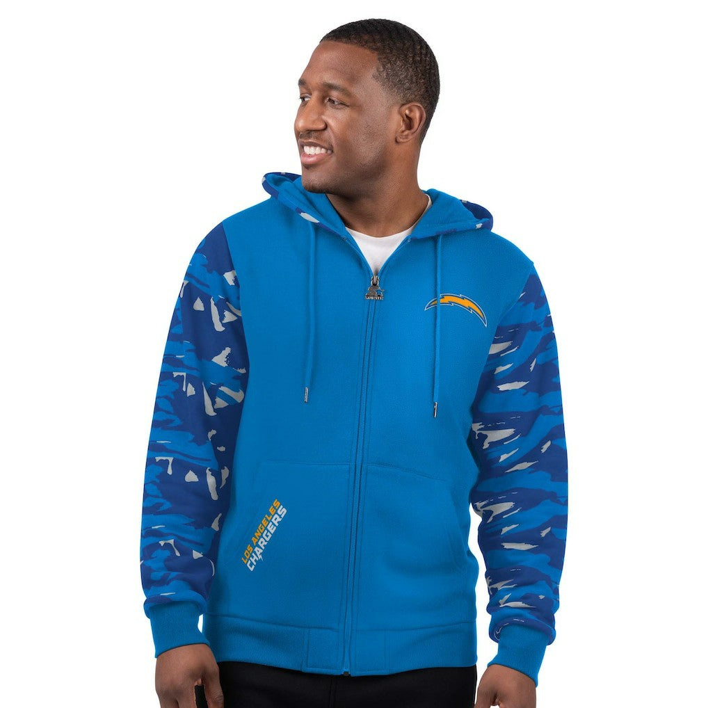 Los Angeles Chargers Starter Thursday Night Gridiron Full-Zip Hoodie Powder Blue | NFL