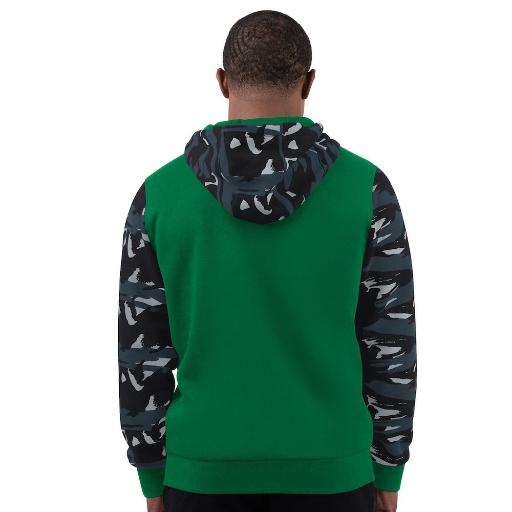 Philadelphia Eagles Starter Thursday Night Gridiron Vintage Logo Full-Zip Hoodie Kelly Green | NFL