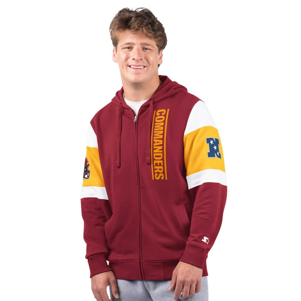 Washington Commanders Starter Extreme Full-Zip Hoodie Burgundy | NFL