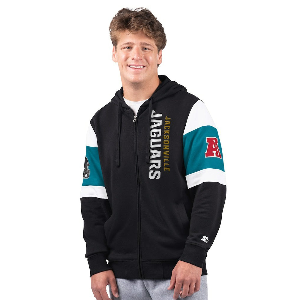 Jacksonville Jaguars Starter Extreme Full-Zip Hoodie Black | NFL