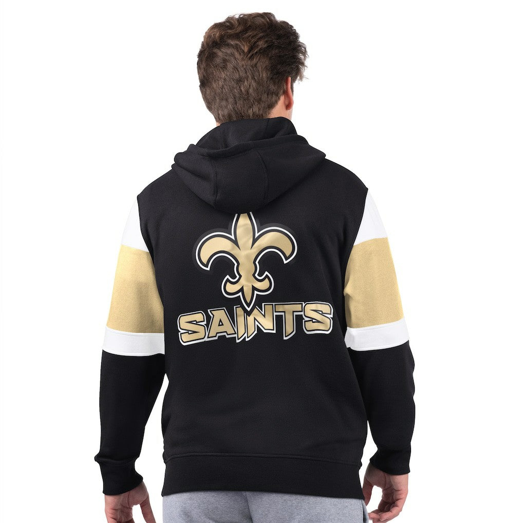 New Orleans Saints Starter Extreme Full-Zip Hoodie Black | NFL
