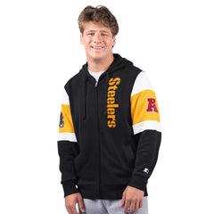 Pittsburgh Steelers Starter Extreme Full-Zip Hoodie Black | NFL