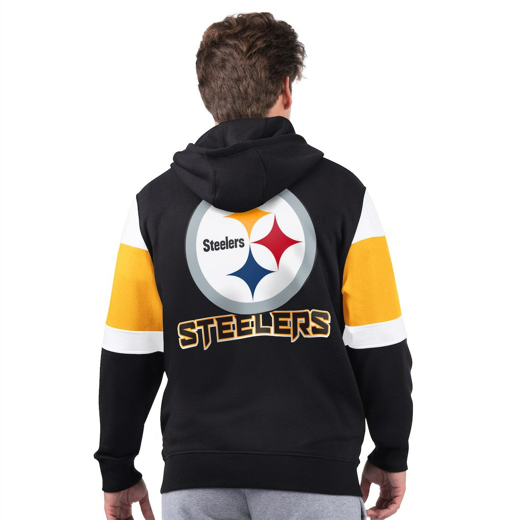 Pittsburgh Steelers Starter Extreme Full-Zip Hoodie Black | NFL
