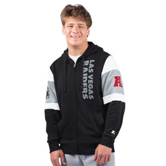 Las Vegas Raiders Starter Extreme Full-Zip Hoodie Black | NFL