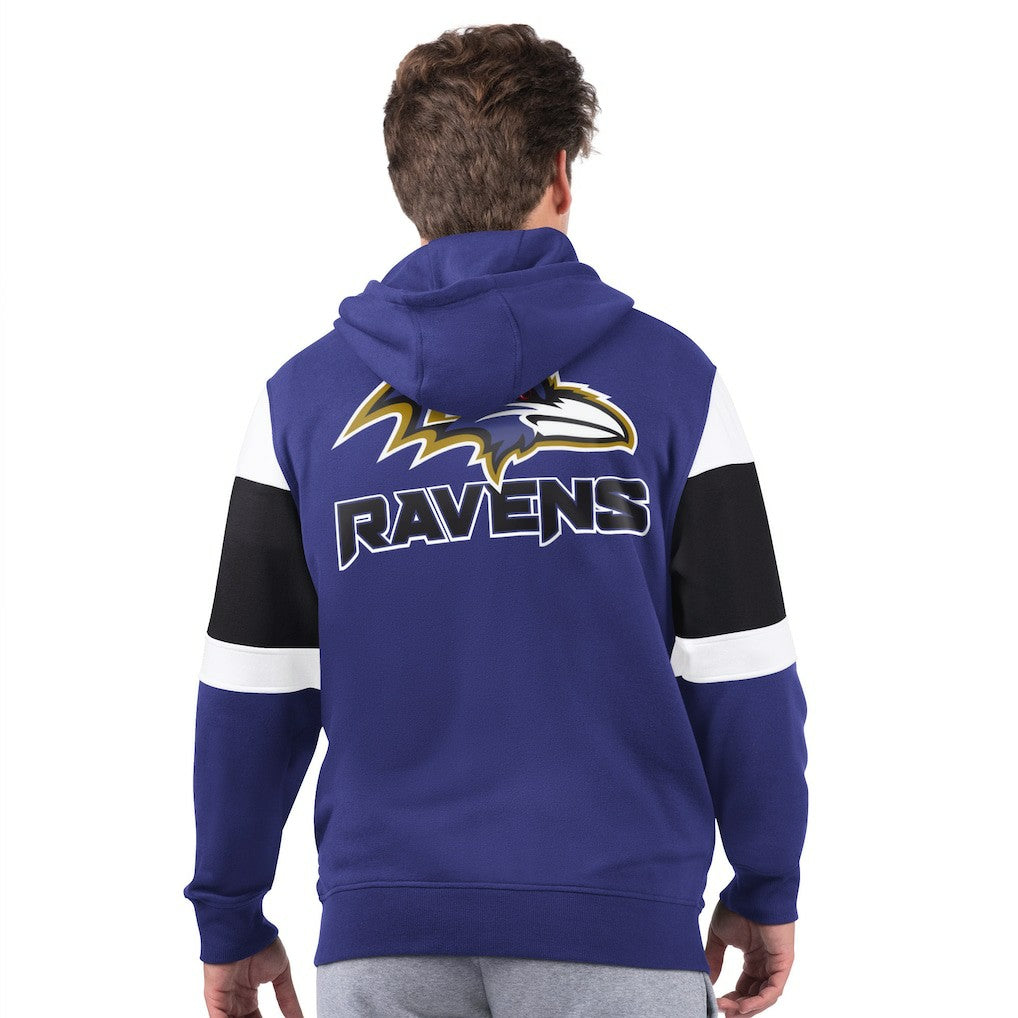 Baltimore Ravens Starter Extreme Full-Zip Hoodie Purple | NFL