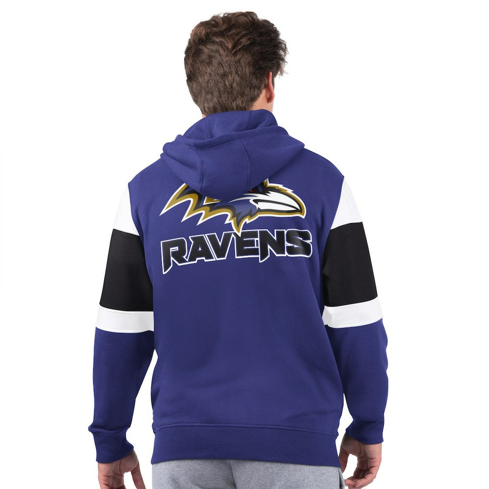 Baltimore Ravens Starter Extreme Full-Zip Hoodie Purple | NFL