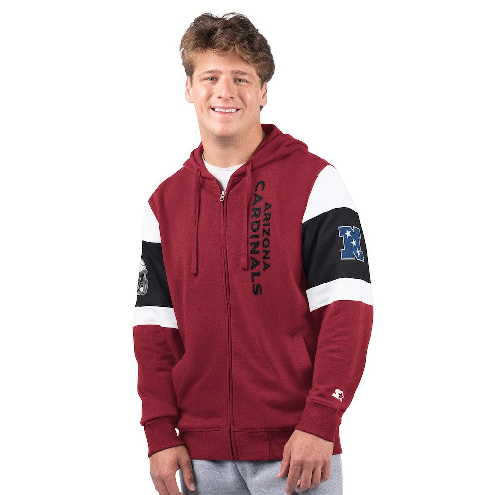 Arizona Cardinals Starter Extreme Full-Zip Hoodie Cardinal | NFL